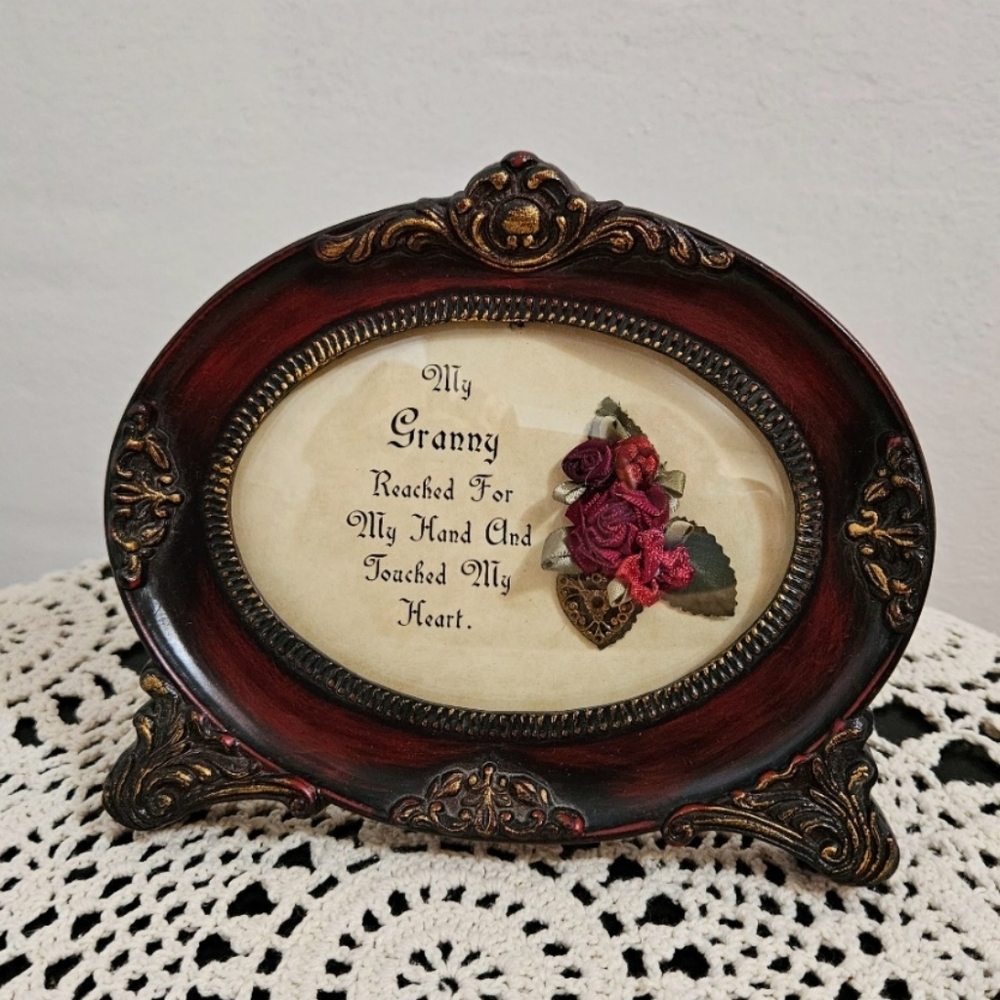 Beautiful Victorian domed Glass Picture Frame